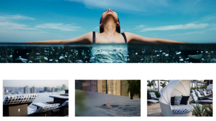 マリーナベイサンズ プール 宿泊者以外は利用不可