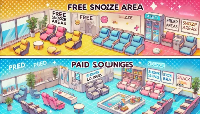 シンガポール 空港 仮眠 無料と有料の違い