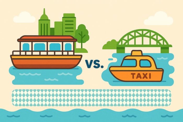 【料金】リバータクシーとリバークルーズの料金比較