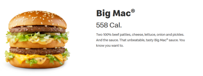 SG物価マクド日本より高い